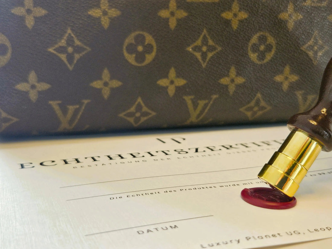 Echtheitscheck von Designerhandtaschen - Zertifikat