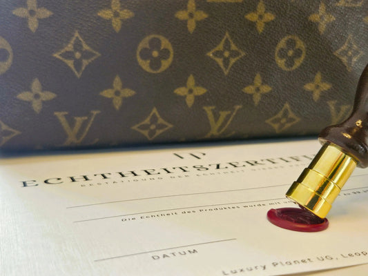 Echtheitscheck von Designerhandtaschen - Zertifikat
