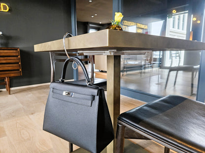 Taschenhalter für den Tisch - Metallfinish silber