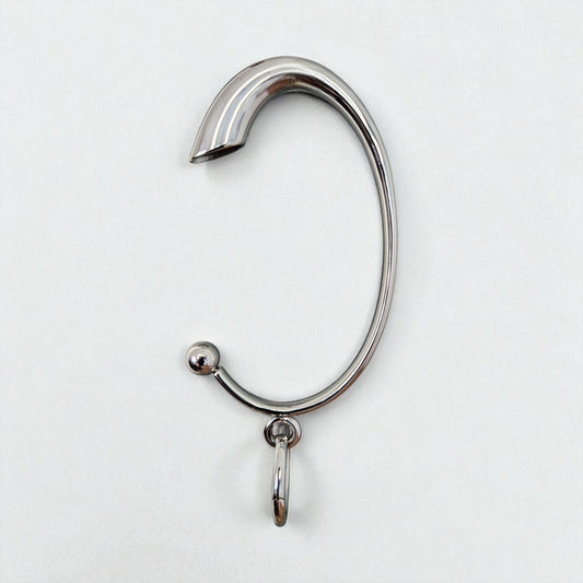 Taschenhalter für den Tisch - Metallfinish silber